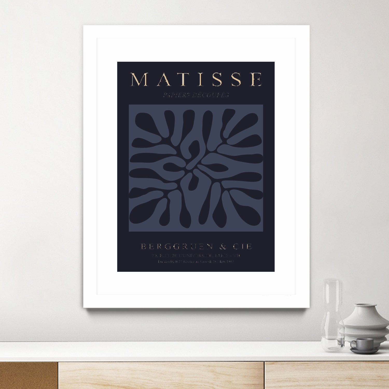 Beige Cut Outs II by M Studio on GIANT ART - beige mid century