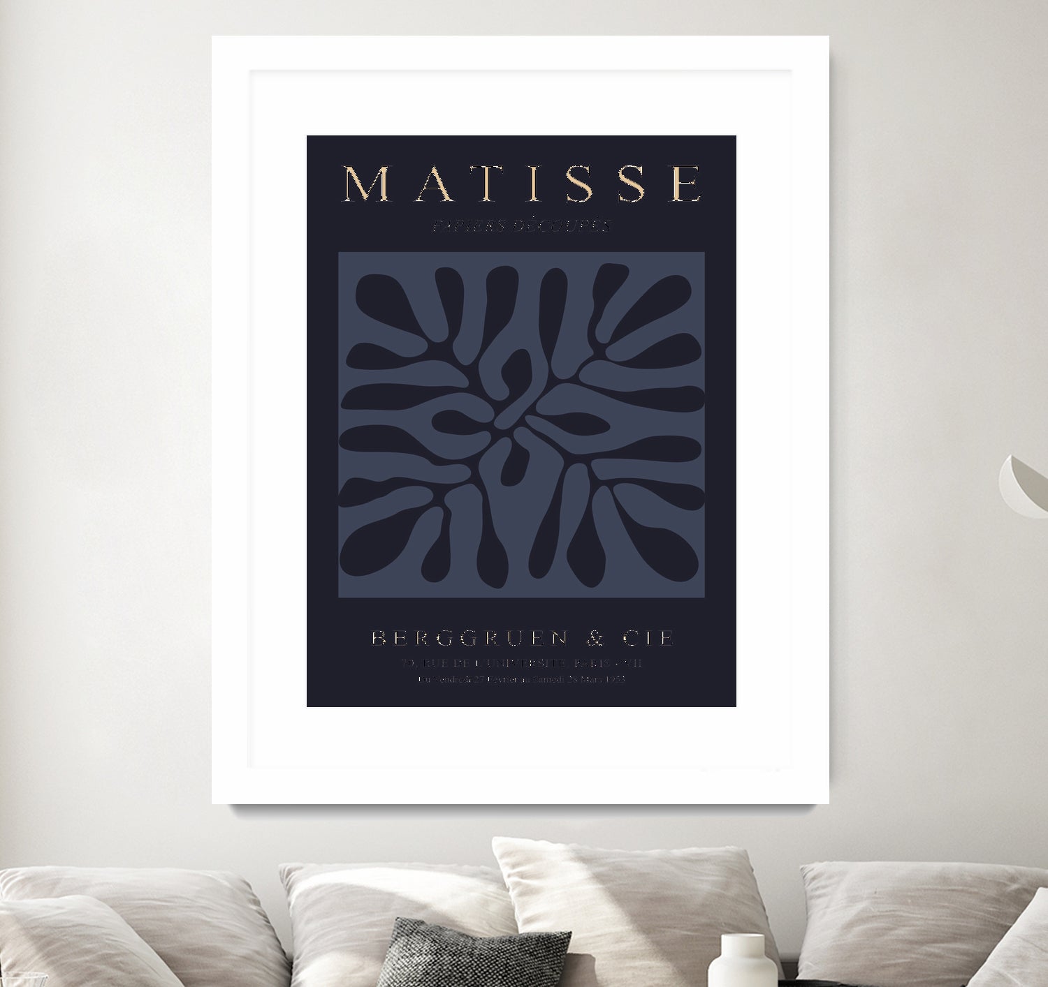 Beige Cut Outs II by M Studio on GIANT ART - beige mid century