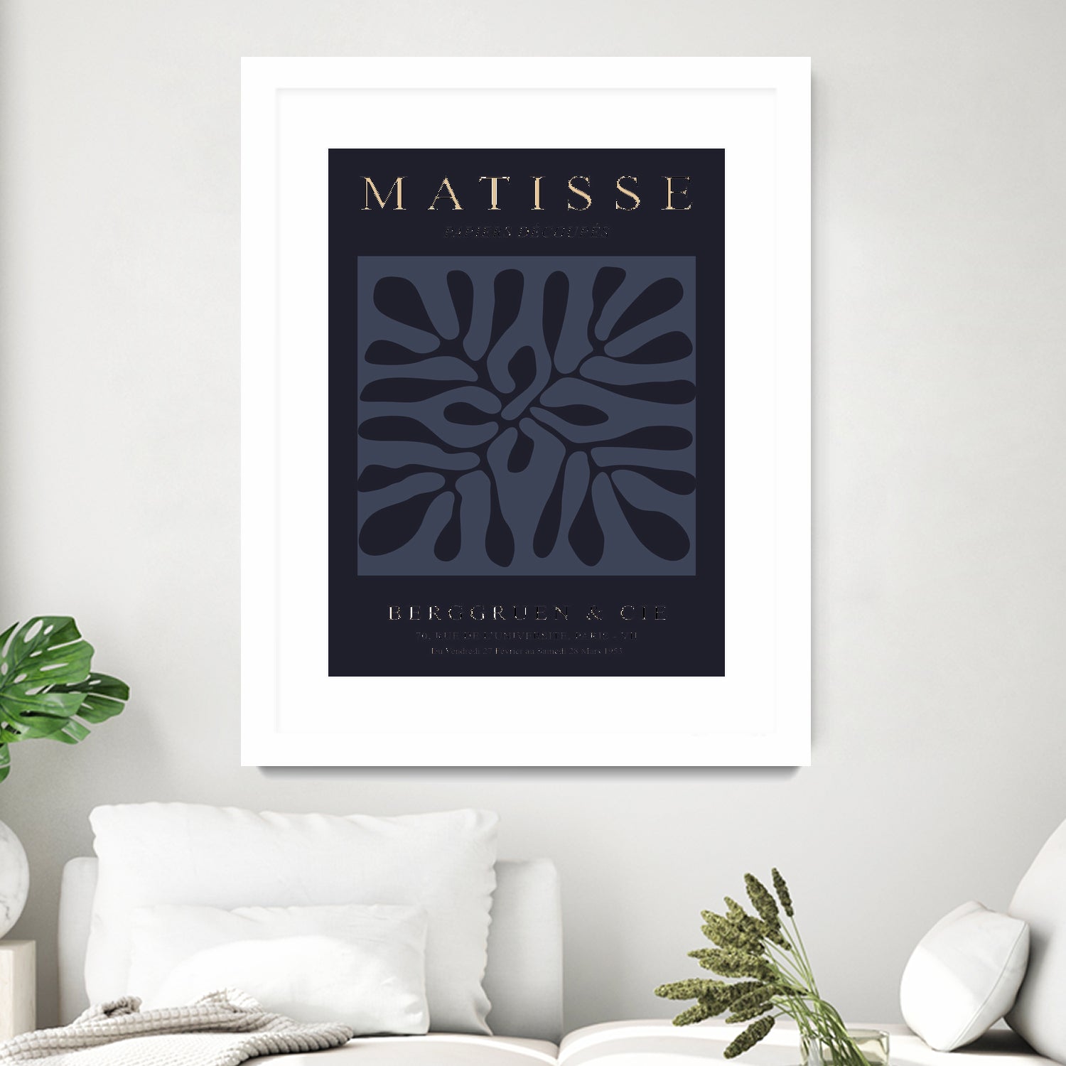 Beige Cut Outs II by M Studio on GIANT ART - beige mid century