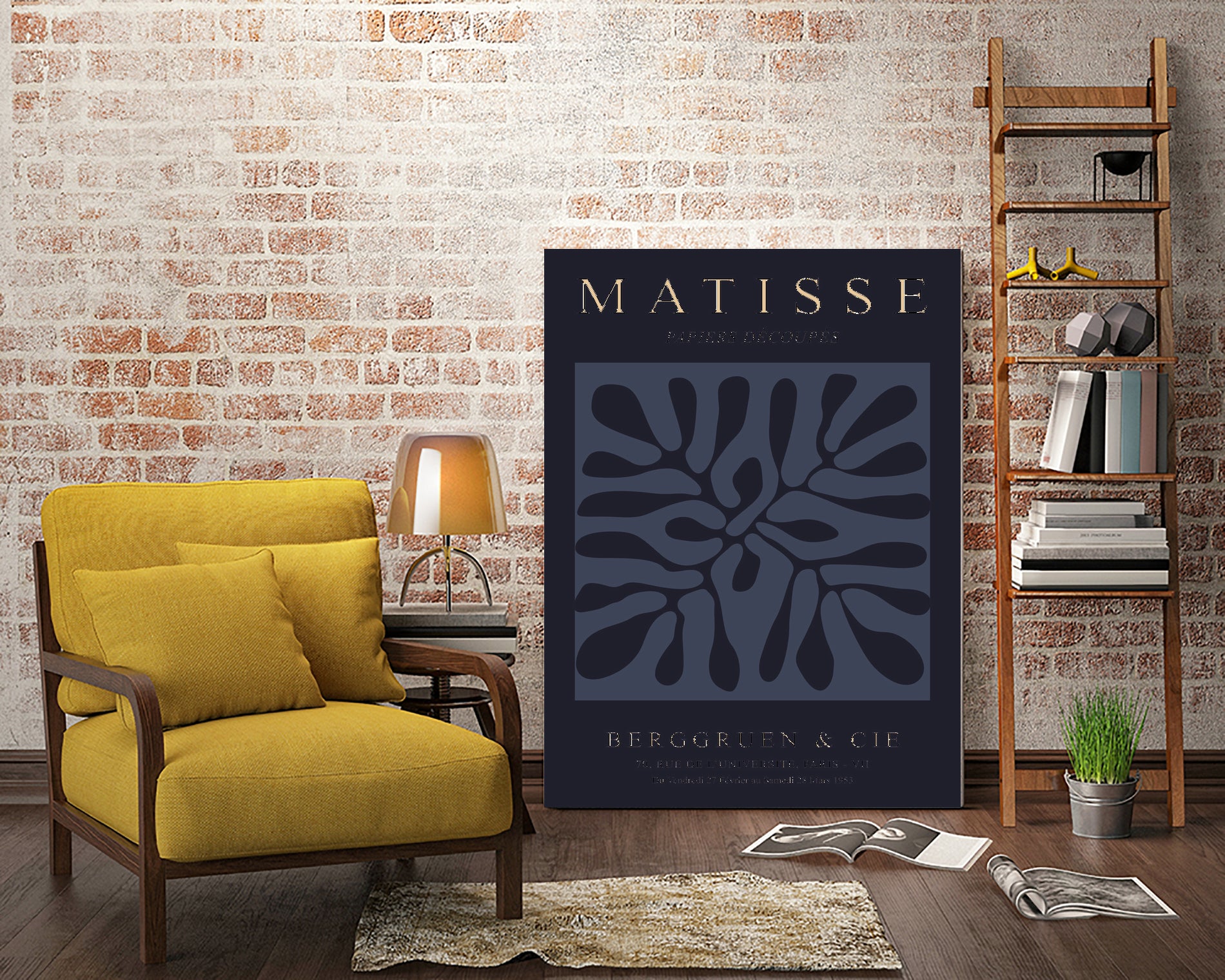 Beige Cut Outs II by M Studio on GIANT ART - beige mid century