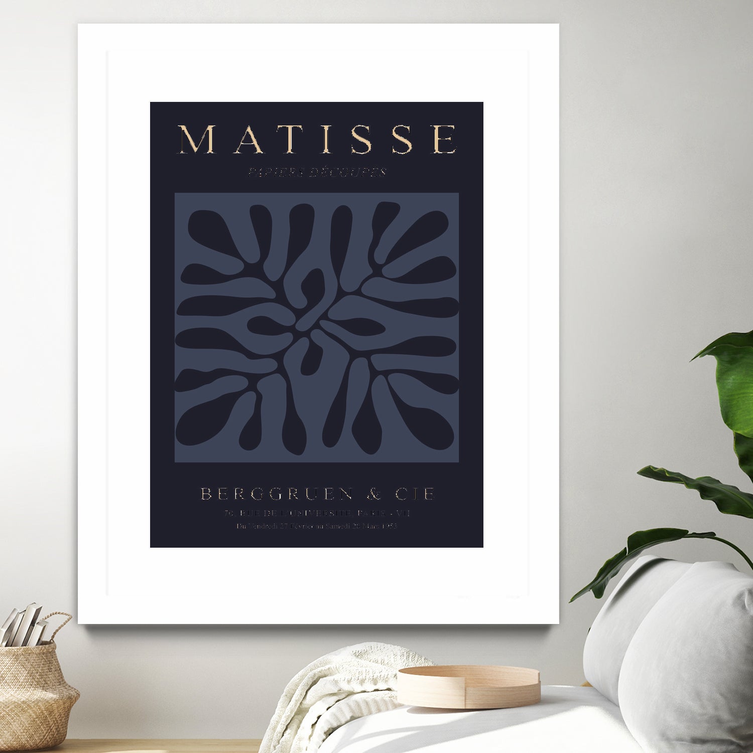 Beige Cut Outs II by M Studio on GIANT ART - beige mid century