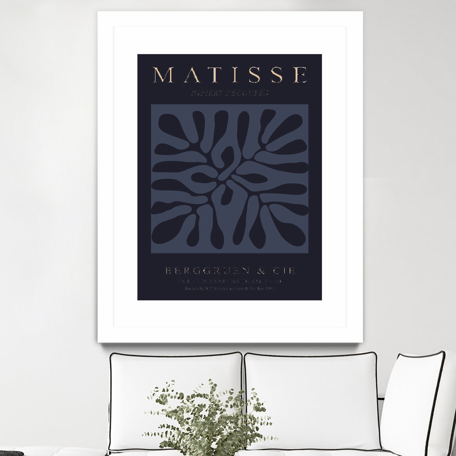 Beige Cut Outs II by M Studio on GIANT ART - beige mid century