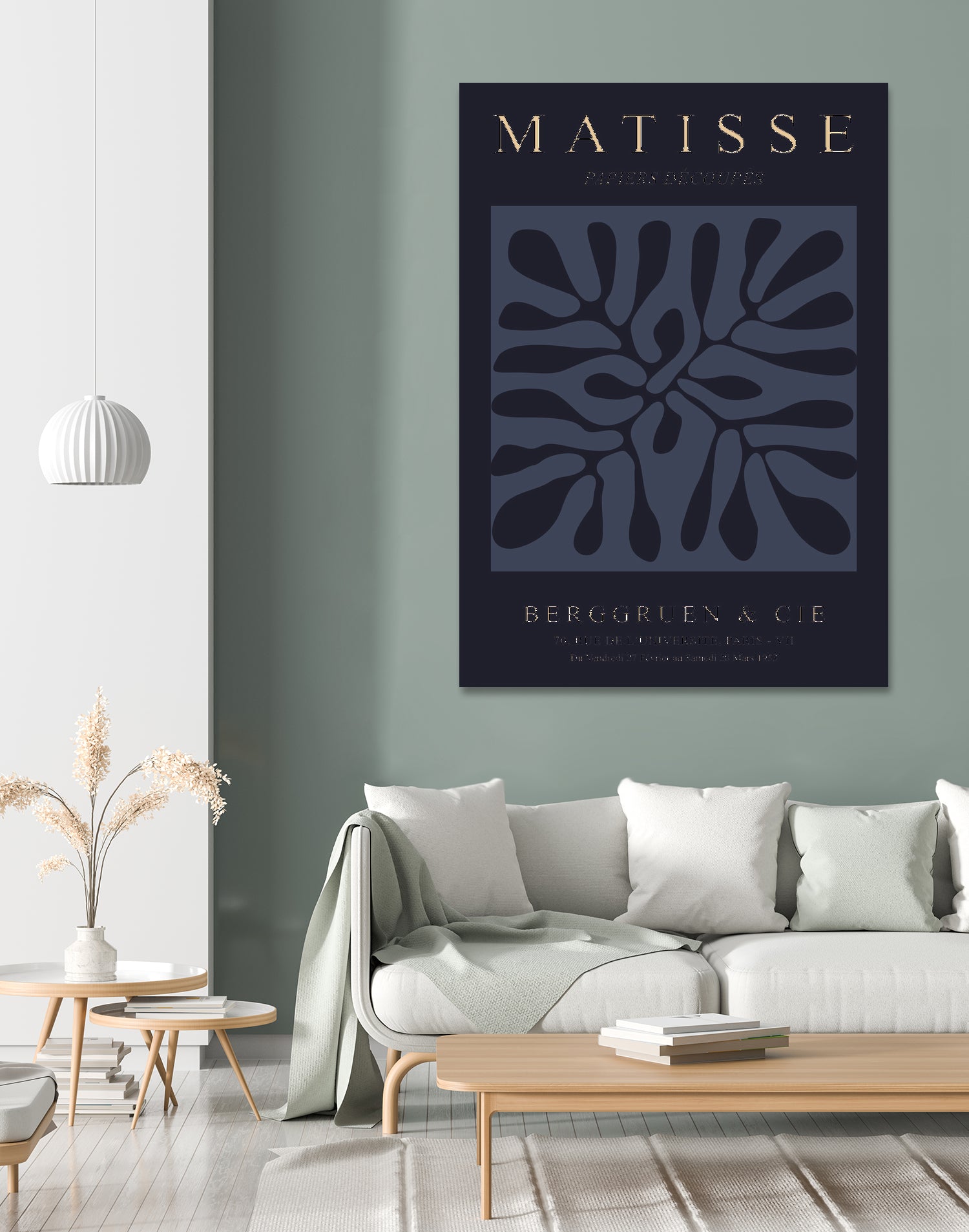 Beige Cut Outs II by M Studio on GIANT ART - beige mid century