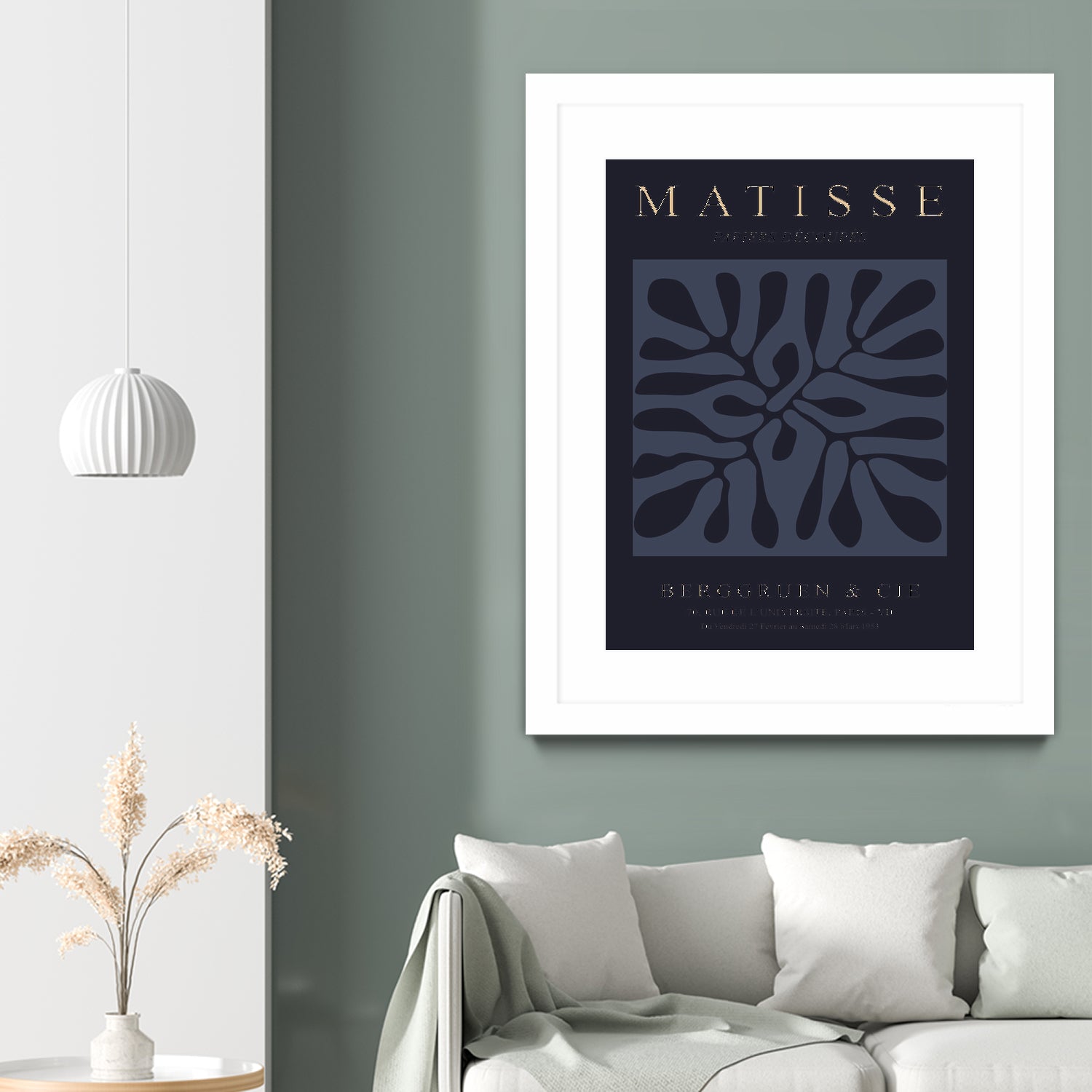 Beige Cut Outs II by M Studio on GIANT ART - beige mid century