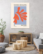 Papiers Découpés VII by M Studio on GIANT ART - orange minimalist