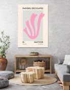 Papiers Découpés V by M Studio on GIANT ART - pink scandinavian