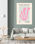 Papiers Découpés V by M Studio on GIANT ART - pink scandinavian