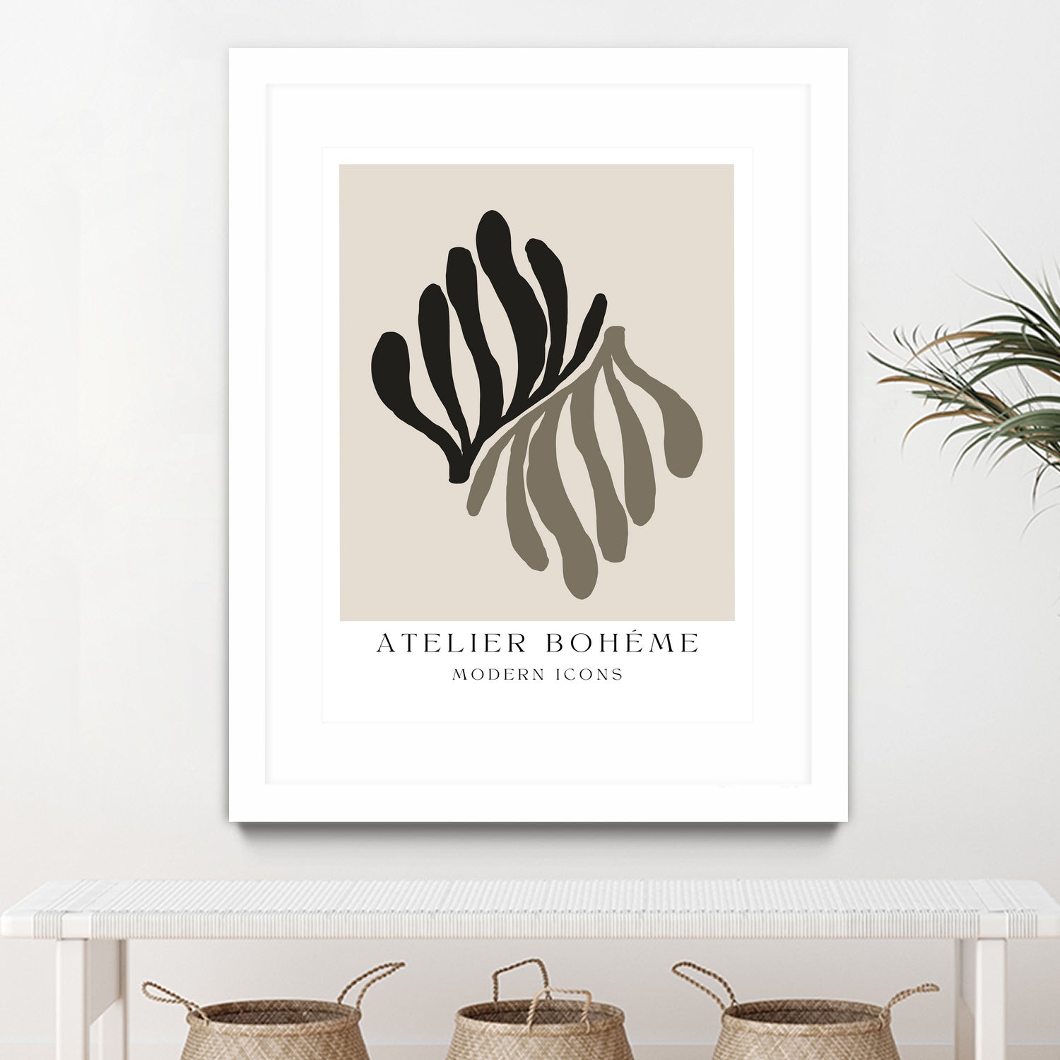 Atelier Bohème No.1 by M Studio on GIANT ART - beige scandinavian