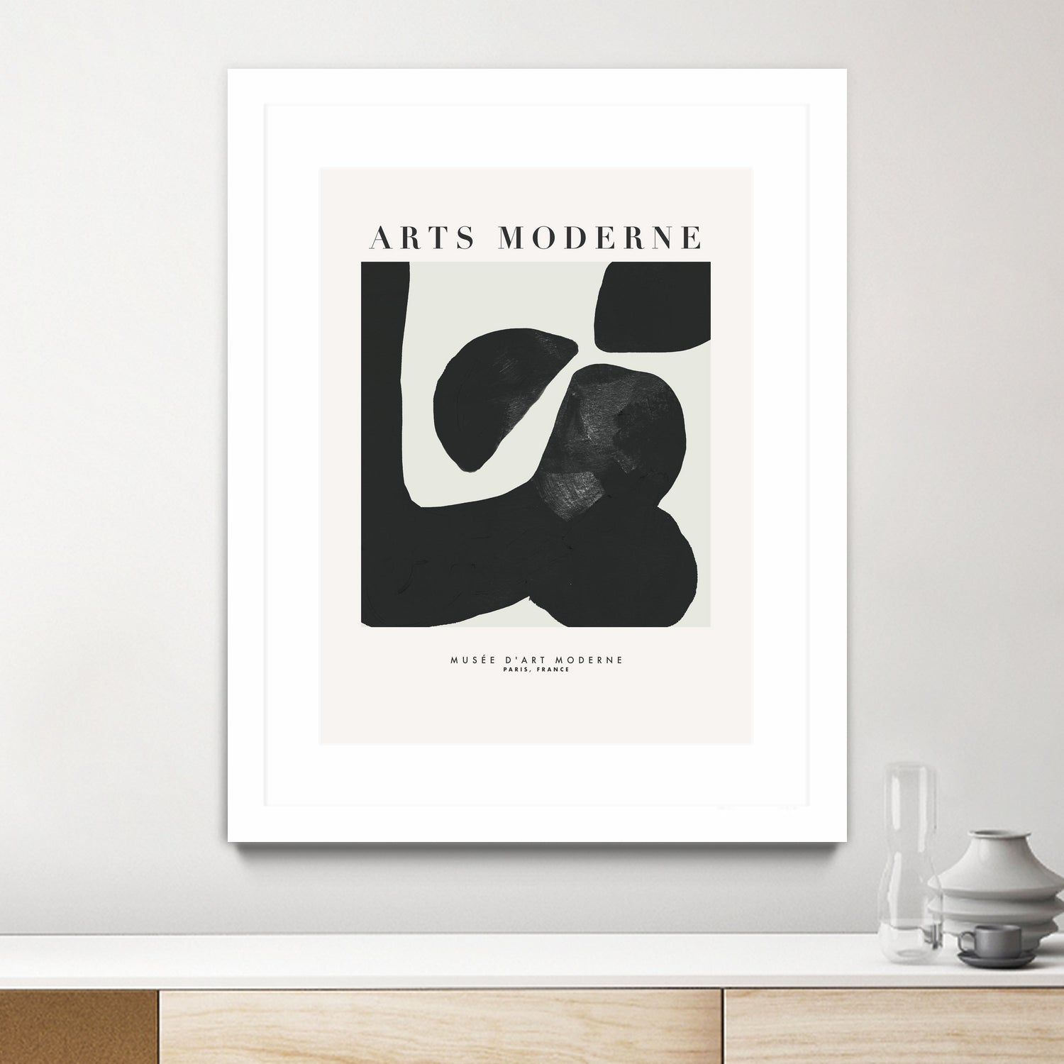 Art Moderne  by M Studio on GIANT ART - black boho