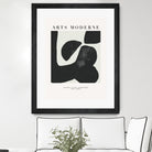 Art Moderne  by M Studio on GIANT ART - black boho