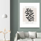 Forms of Art by M Studio on GIANT ART - beige botanical