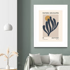 Papiers Découpés I by M Studio on GIANT ART - grey mid century