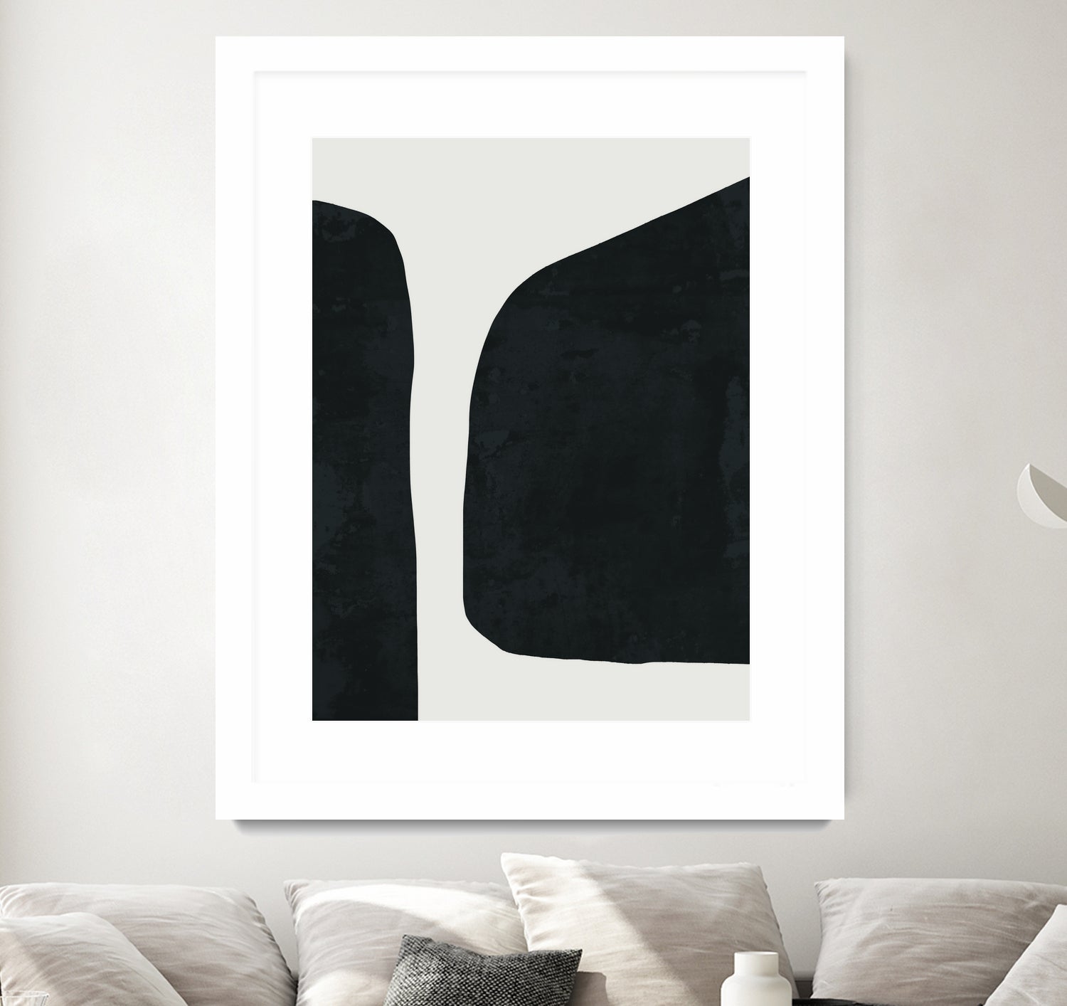 Black Abstract  by M Studio on GIANT ART - black scandinavian