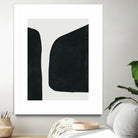 Black Abstract  by M Studio on GIANT ART - black scandinavian