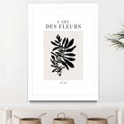 L'art des fleurs by M Studio on GIANT ART - beige flowers