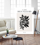 L'art des fleurs by M Studio on GIANT ART - beige flowers