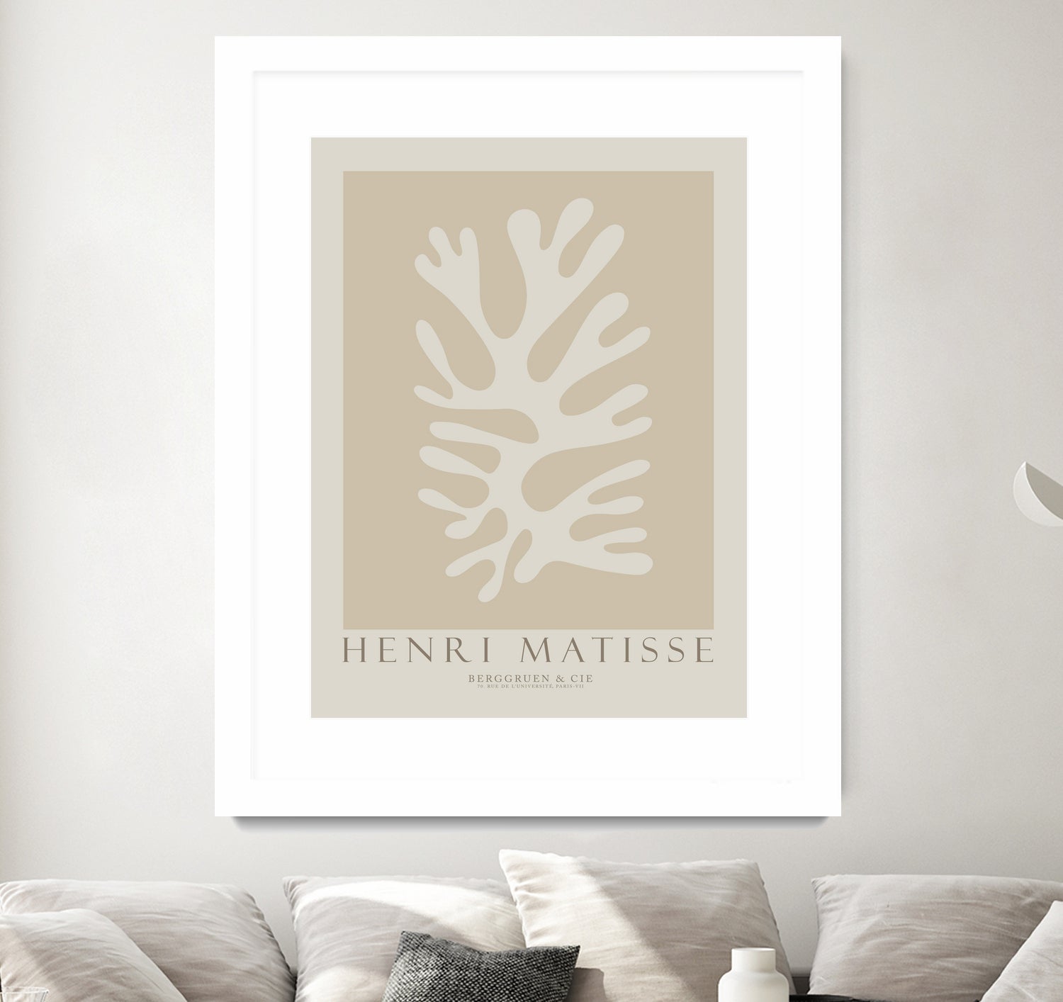 Cut Outs II by M Studio on GIANT ART - beige mid century