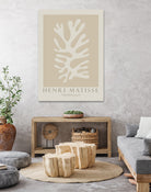 Cut Outs II by M Studio on GIANT ART - beige mid century