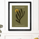 Cut Outs I by M Studio on GIANT ART - green mid century
