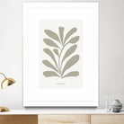 Floraison by M Studio on GIANT ART - beige scandinavian flowers