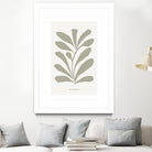 Floraison by M Studio on GIANT ART - beige scandinavian flowers