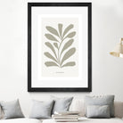 Floraison by M Studio on GIANT ART - beige scandinavian flowers