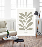 Floraison by M Studio on GIANT ART - beige scandinavian flowers
