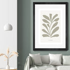 Floraison by M Studio on GIANT ART - beige scandinavian flowers