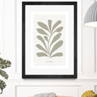 Floraison by M Studio on GIANT ART - beige scandinavian flowers