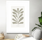 Floraison by M Studio on GIANT ART - beige scandinavian flowers