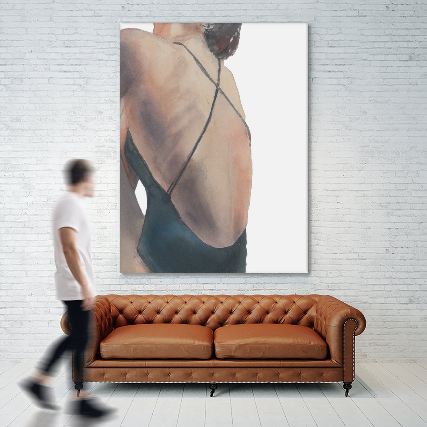 Le Dos by M Studio on GIANT ART - woman