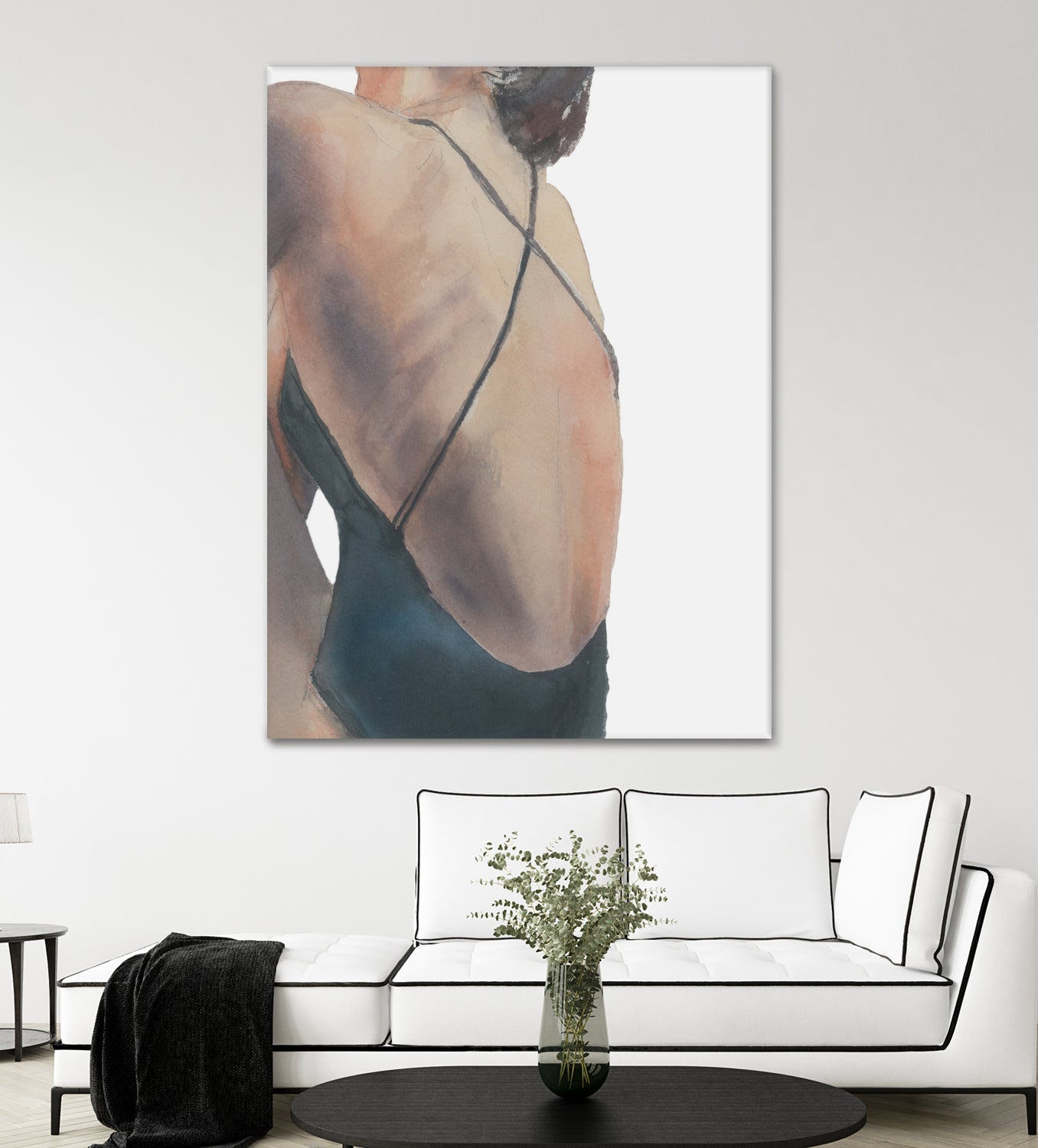 Le Dos by M Studio on GIANT ART - woman