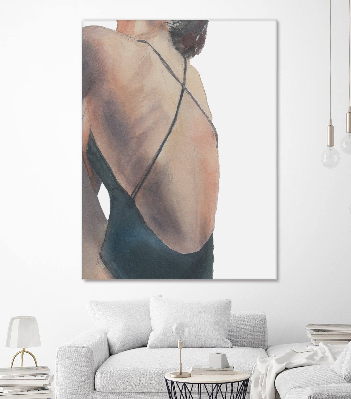 Le Dos by M Studio on GIANT ART - woman