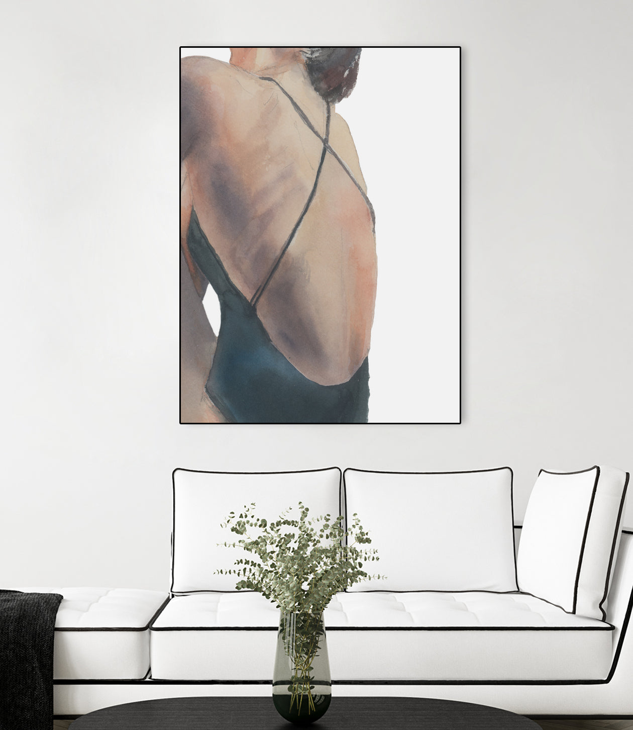 Le Dos by M Studio on GIANT ART - woman