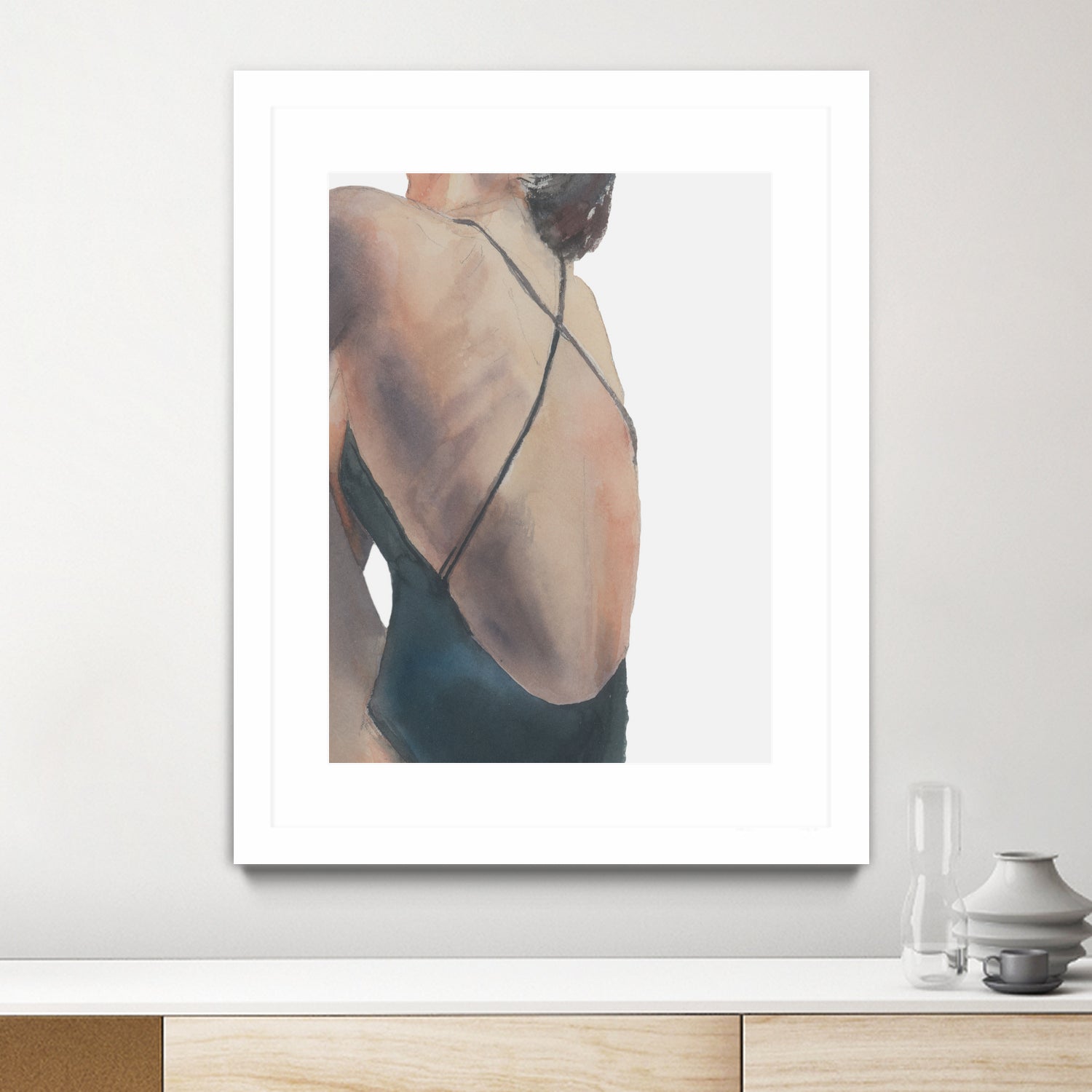 Le Dos by M Studio on GIANT ART - woman