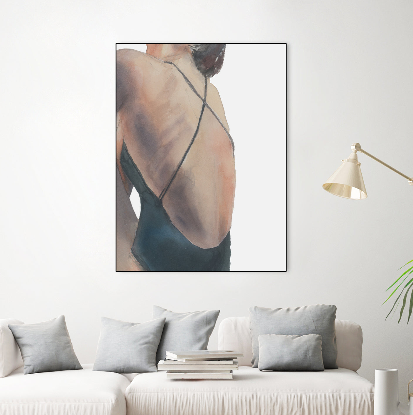 Le Dos by M Studio on GIANT ART - woman