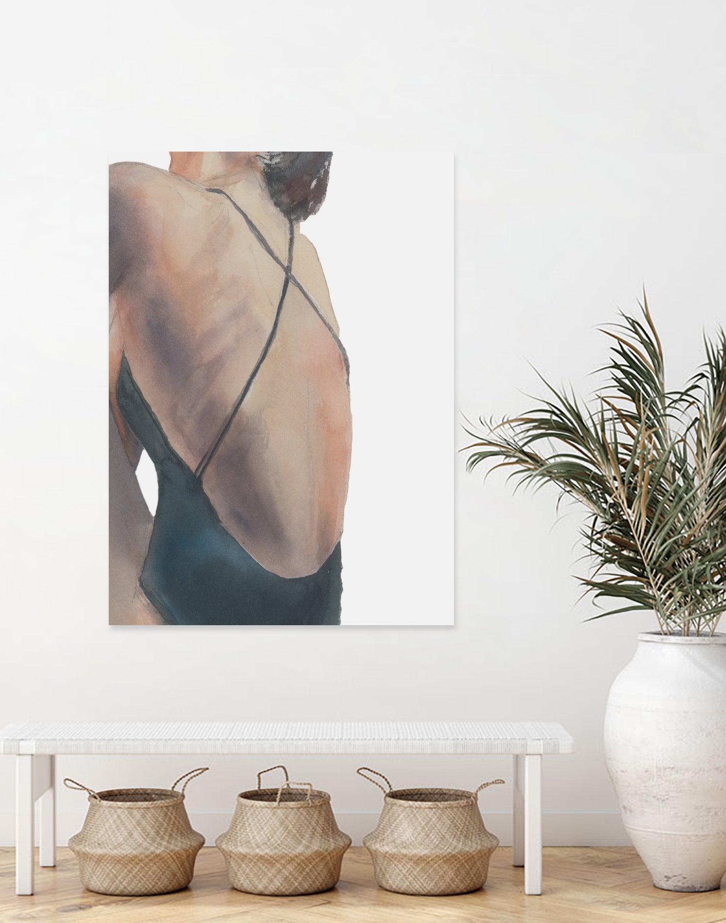 Le Dos by M Studio on GIANT ART - woman
