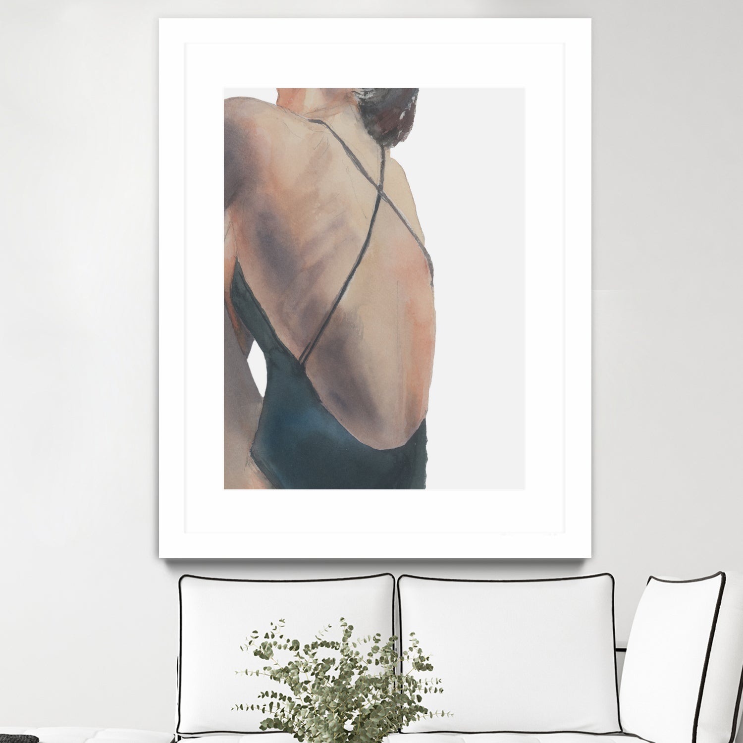 Le Dos by M Studio on GIANT ART - woman
