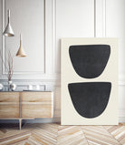 Two by M Studio on GIANT ART - black scandinavian minimalist