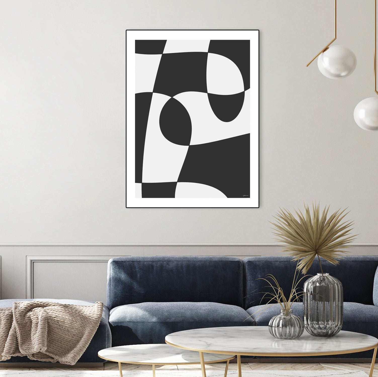 Forms of Art by M Studio on GIANT ART - black