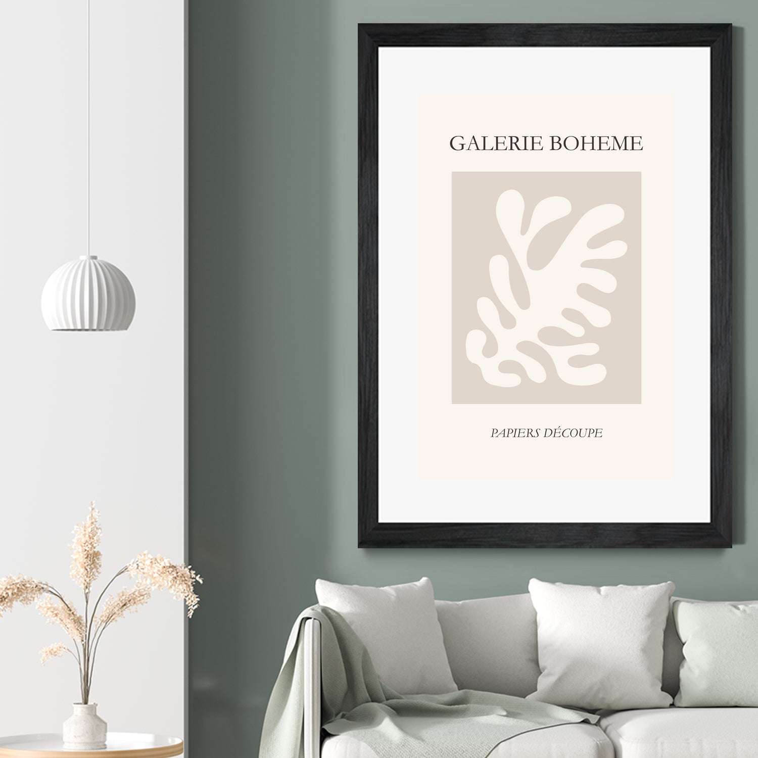 Le pouvoir des fleurs II by M Studio on GIANT ART - beige
