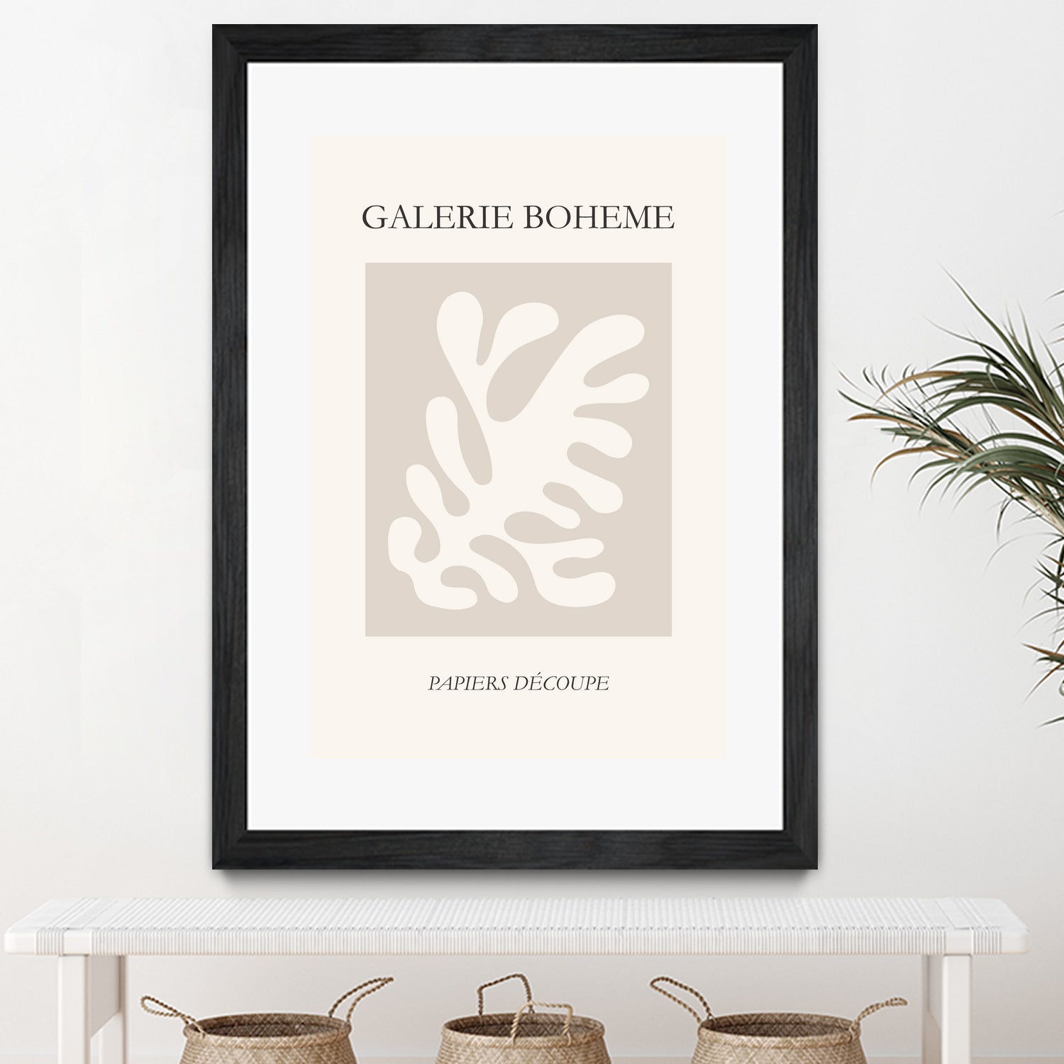 Le pouvoir des fleurs II by M Studio on GIANT ART - beige