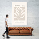 Le pouvoir des fleurs III by M Studio on GIANT ART - beige