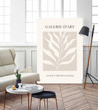 Le pouvoir des fleurs III by M Studio on GIANT ART - beige