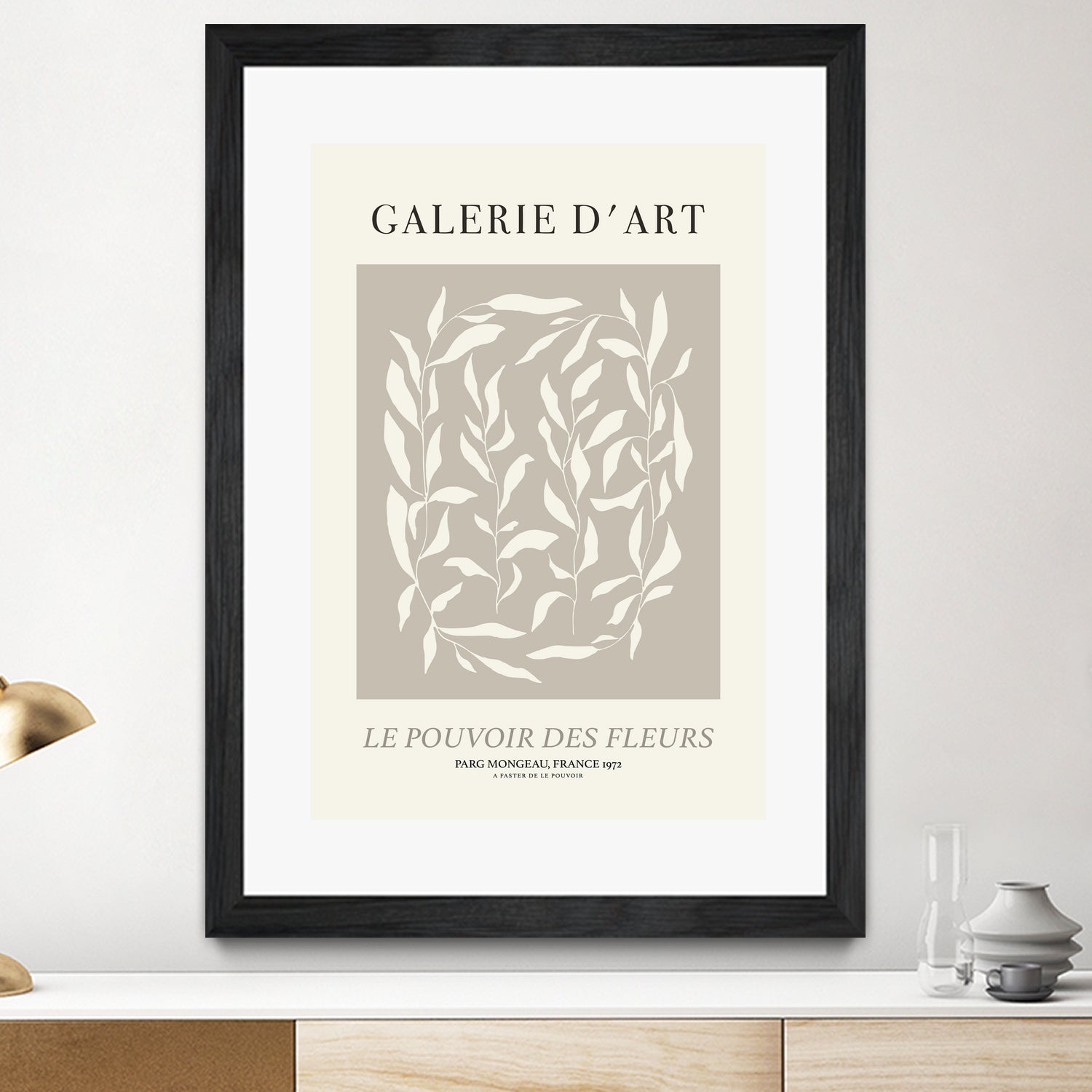 Le pouvoir des fleurs by M Studio on GIANT ART