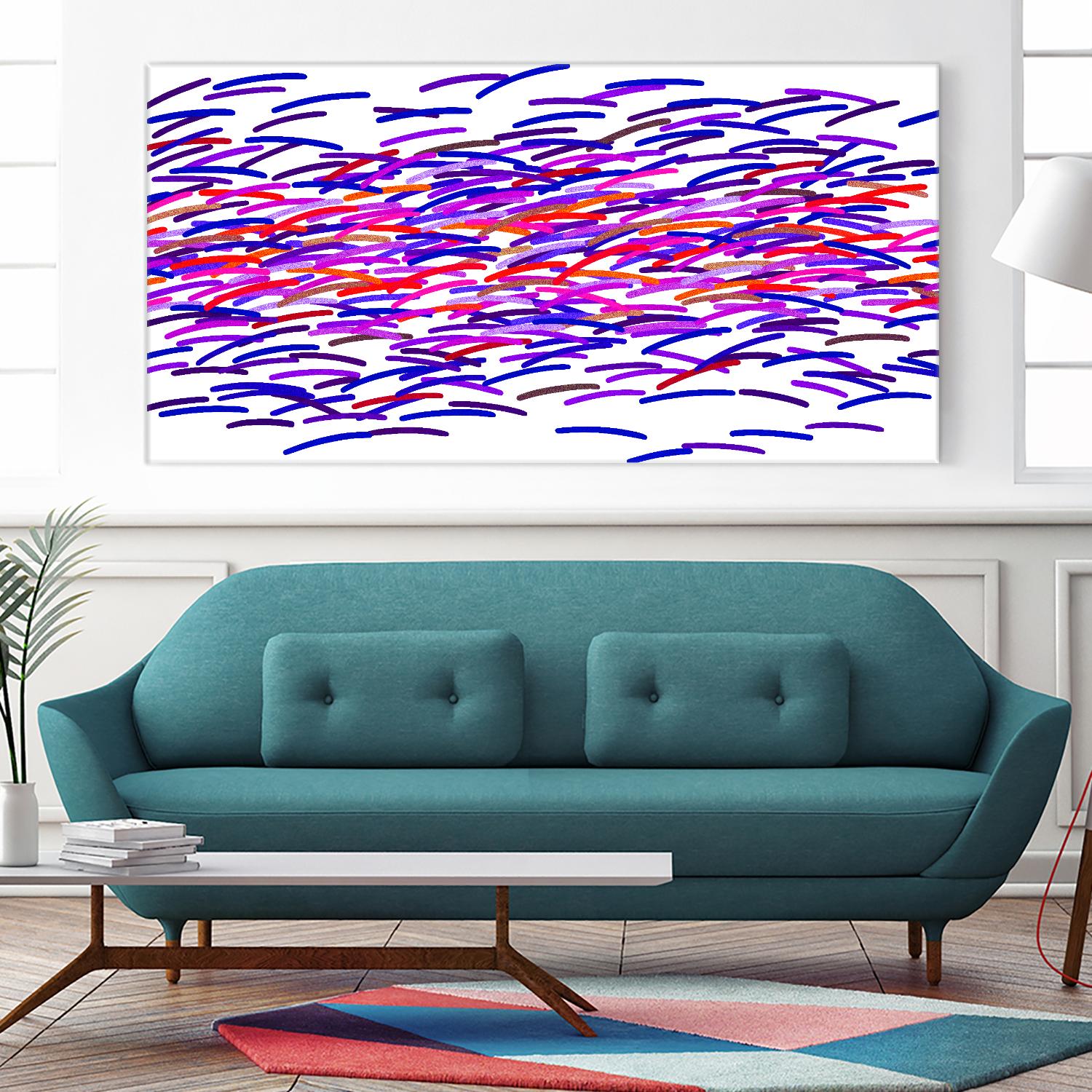 INNER REALITY - rouge by Celine Cimon on GIANT ART - white abstract canadian artist