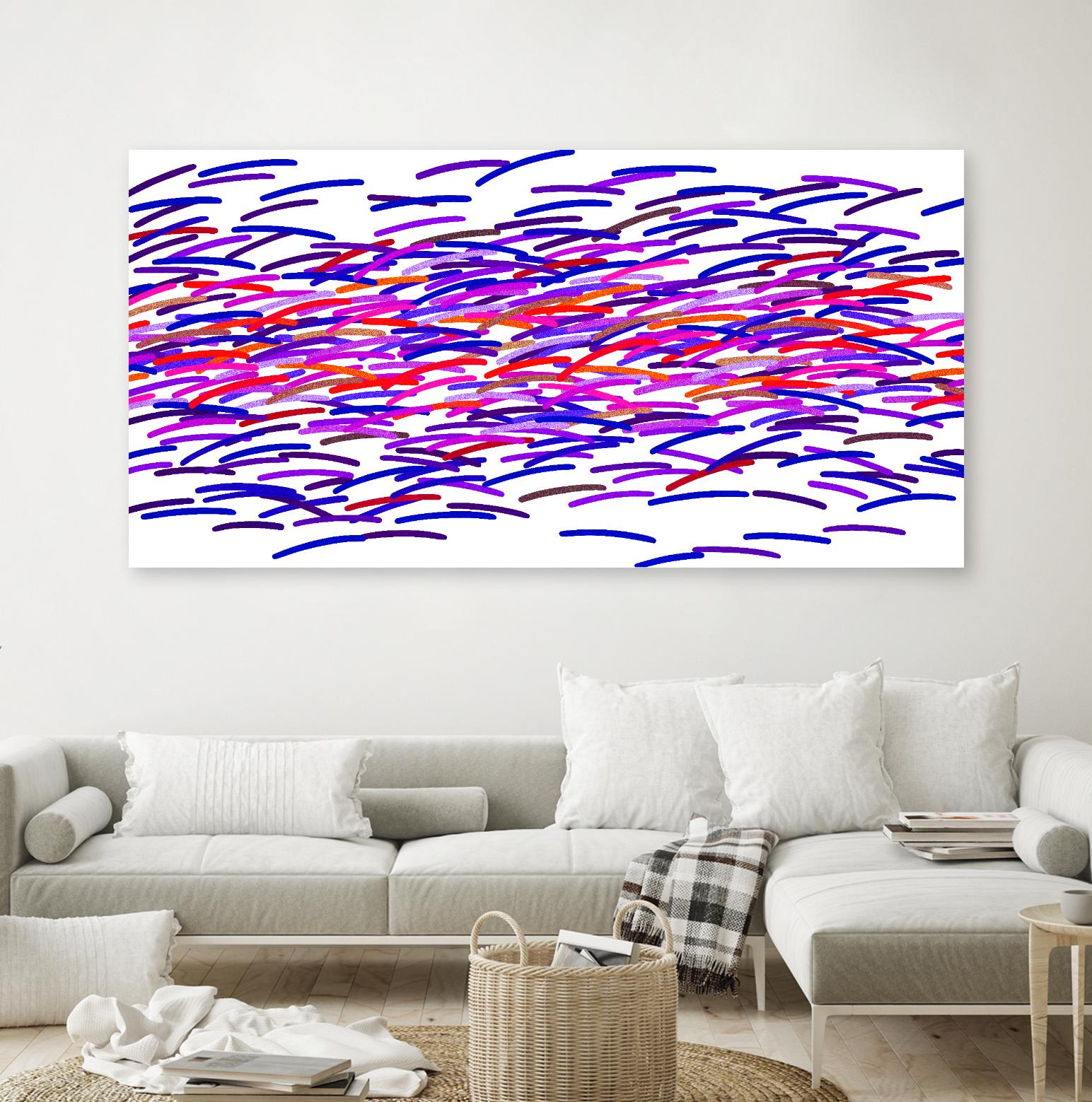INNER REALITY - rouge by Celine Cimon on GIANT ART - white abstract canadian artist