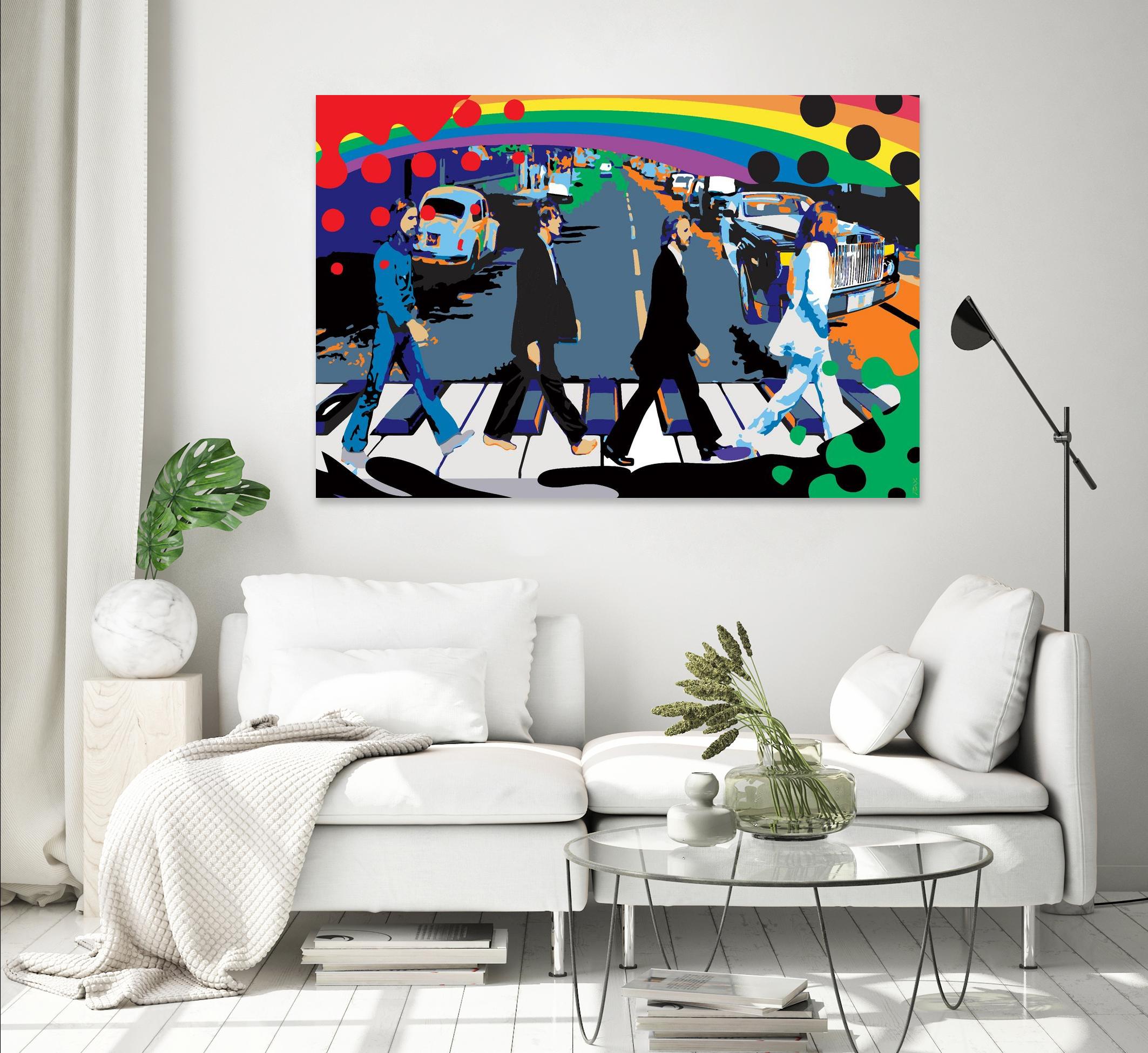 Rainbow Road by Ray Lengelé on GIANT ART - red digital john lennon