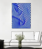INNER ROOM - purple by Celine Cimon on GIANT ART - blue abstract canadian artist