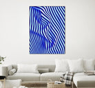 INNER ROOM - purple by Celine Cimon on GIANT ART - blue abstract canadian artist
